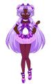 Base - Amethyst Heart