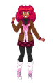 Girl's standard uniform (with blazer)